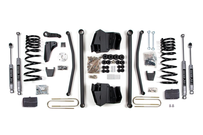 BDS 639H 8in Long Arm Lift Kit w/ NX2 Shocks & Rear Block Kit | 2008 Ram 2500/3500 4WD Diesel w/ 3.5in Axle / AT