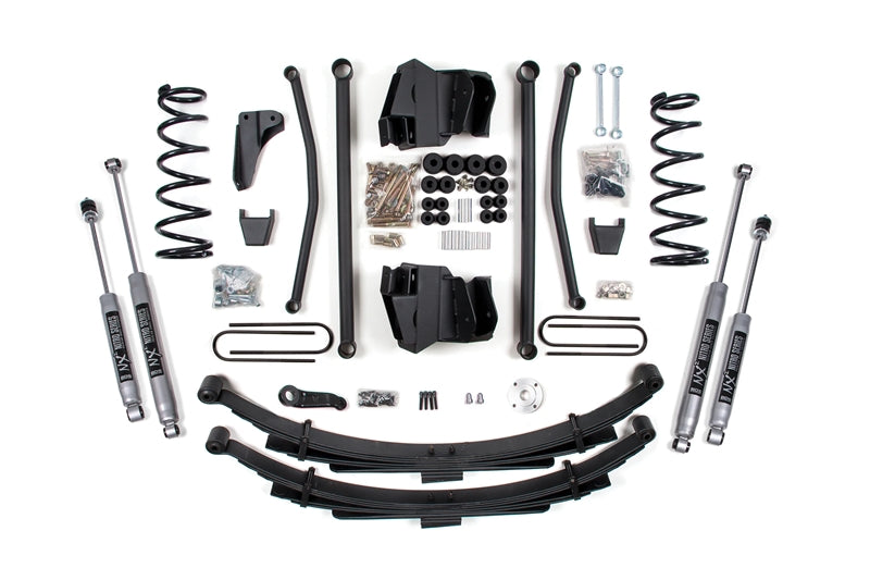 BDS 674H 6in Long Arm Lift Kit w/ NX2 Shocks & Leaf Springs | 2009-2013 Ram 2500 4WD Diesel 4in Axle