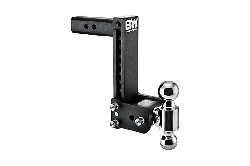 B&W TS10043B Black Tow & Stow 2x2-5/16 Dual Ball Hitch w/ 2in Shank, 9in Drop/9.5in Rise | Universal