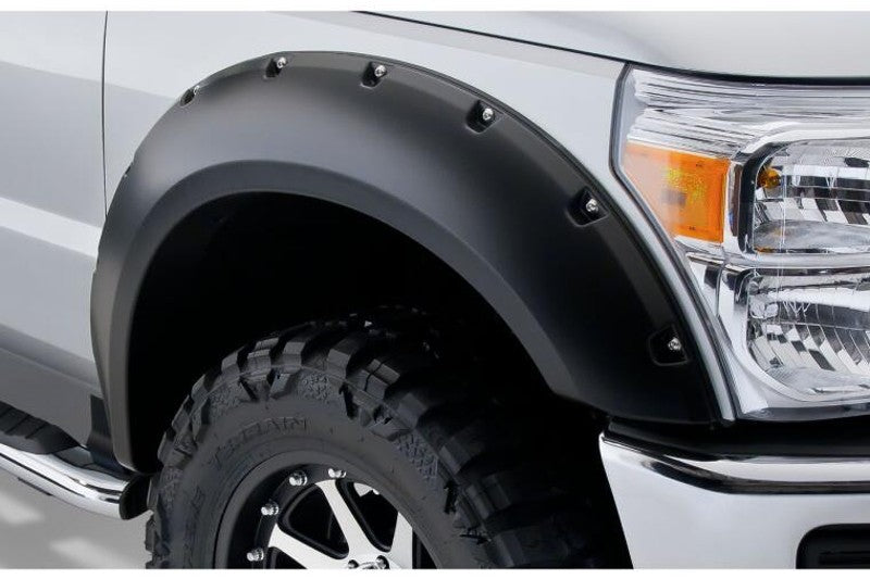 Bushwacker 20917-02 Pocket Style Front & Rear Fender Flares | 2008-2010 F250/350 SRW