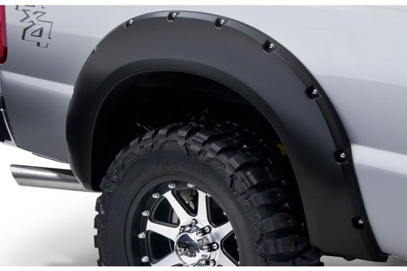 Bushwacker 20917-02 Pocket Style Front & Rear Fender Flares | 2008-2010 F250/350 SRW