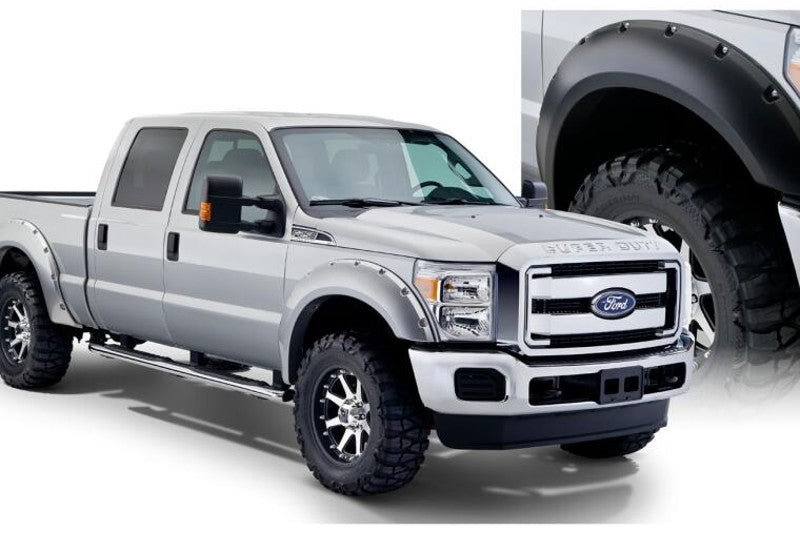 Bushwacker 20931-02 Pocket Style Front & Rear Fender Flares | 2011-2016 F250/F350