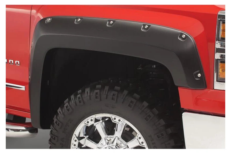 Bushwacker 40116-02 Pocket Style Rear Fender Flares | 2015-2019 Silverado 1500/2500HD/3500HD