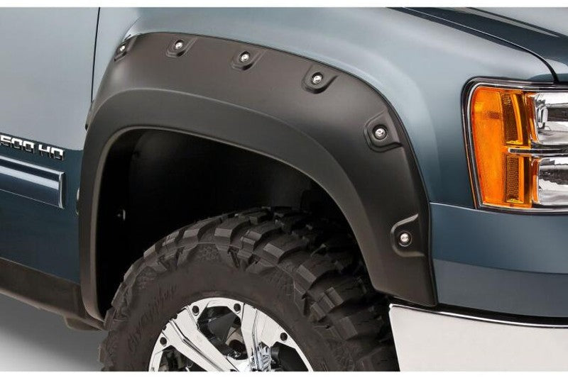 Bushwacker 40943-02 Boss Pocket Style Front & Rear Fender Flares | 2007.5-2010 Sierra 2500HD/3500HD