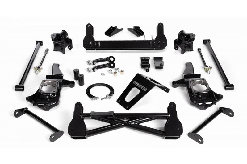 Cognito 110-K0535 7-9in Non-Torsion Bar Drop Front Suspension Lift Kit | 2011-2019 GM 2500HD/3500 2WD Stabilitrak