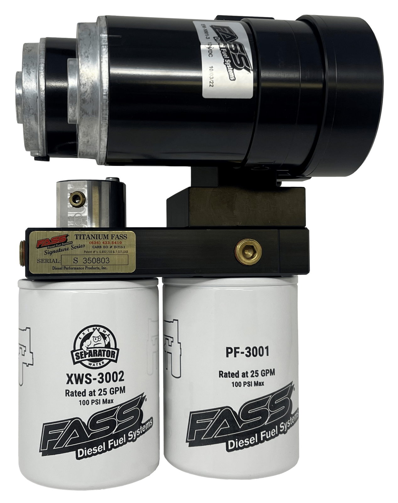 FASS COMP330G Competition Series 330GPH 30PSI Max Diesel Lift Pump | Universal