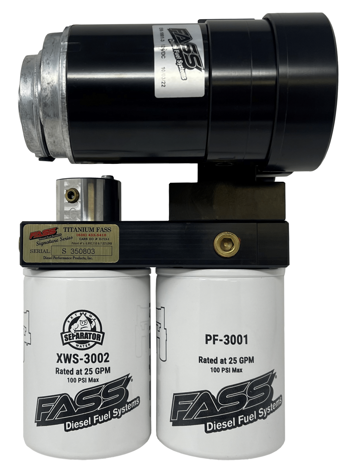 FASS COMP330G Competition Series 330GPH 30PSI Max Diesel Lift Pump | Universal