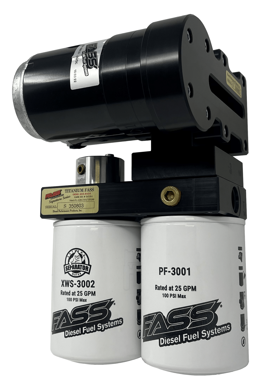 FASS COMP330G Competition Series 330GPH 30PSI Max Diesel Lift Pump | Universal