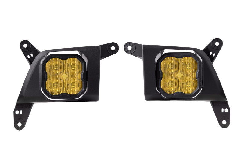 Diode Dynamics DD6831 SS3 Sport Yellow SAE LED Fog Light Kit | 2020-2023 Silverado 2500HD/3500HD