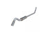 Diamond Eye K4212A-TD 4in Aluminized Turbo Back Single Turn Down Exhaust | 1998.5-2002 Dodge 5.9L Cummins