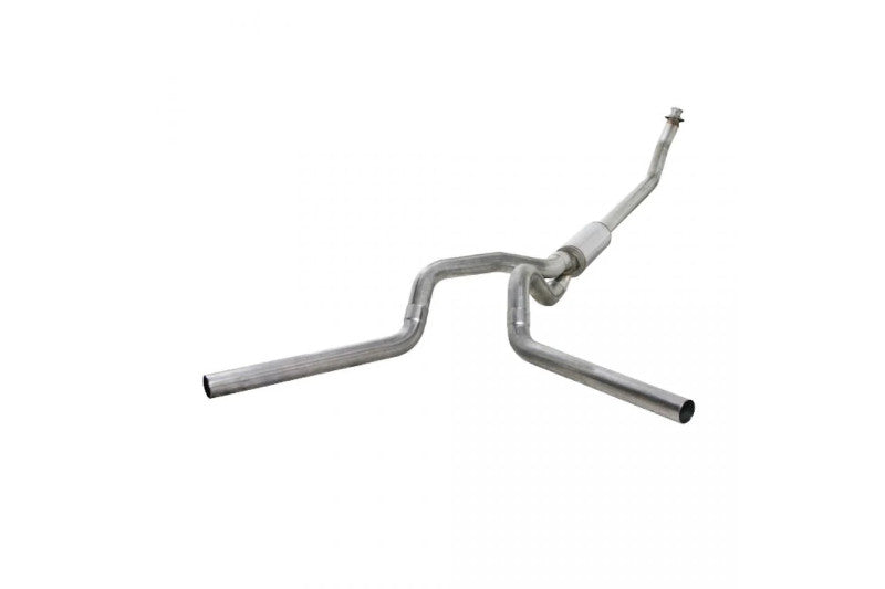 Diamond Eye K4214A 4in Aluminized Turbo Back Dual Exit No Tip Exhaust | 1998.5-2002 Dodge 5.9L Cummins