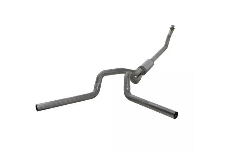 Diamond Eye K4214S 4in Stainless Steel Turbo Back Dual Exit No Tip Exhaust | 1998.5-2002 Dodge 5.9L Cummins