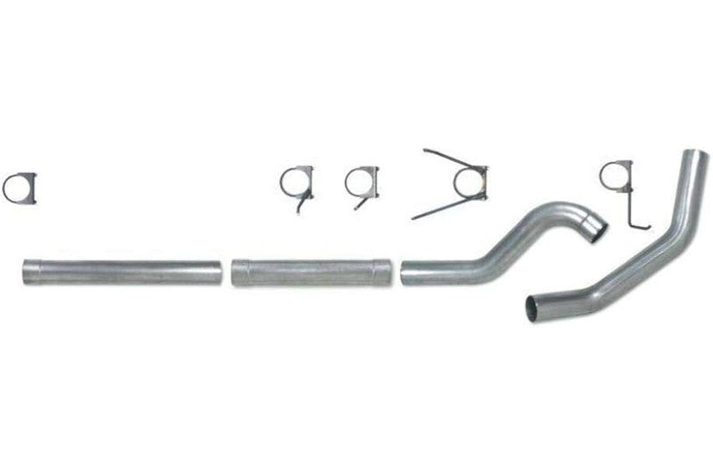 Diamond Eye K4234A-RP 4in Aluminized Cat Back Straight Pipe No Tip Exhaust | 2004.5-2007 Dodge 5.9L Cummins