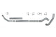 Diamond Eye K5216A-RP 5in Aluminized Turbo Back Straight Pipe Single Exit No Tip Exhaust | 1998.5-2002 Dodge 5.9L Cummins