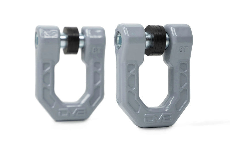 DV8 Offroad UNSK-01GR Elite Series Grey D-Ring Shackles (Pair) | Universal