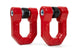 DV8 Offroad UNSK-01RD Elite Series Red D-Ring Shackles (Pair) | Universal