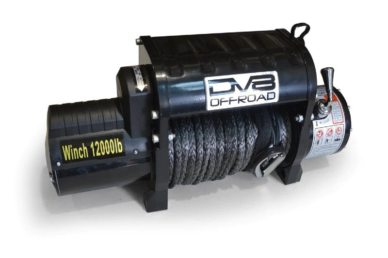 DV8 Offroad WB12SR 12,000lb Pull Capacity Synthetic Rope Win | Universal