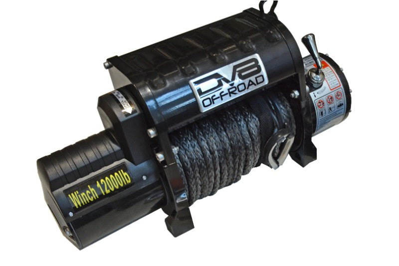 DV8 Offroad WB12SR 12,000lb Pull Capacity Synthetic Rope Win | Universal