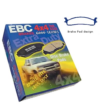 EBC Brakes DP61650 Front GreenStuff 6000 Series Brake Pad Set | 2003-2008 Dodge 2500/3500