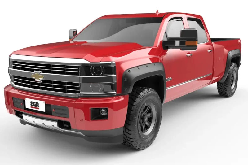 EGR 791575 Traditional Bolt-On Black-Out Fender Flares (Set of 4) | 2015-2019 Silverado 1500