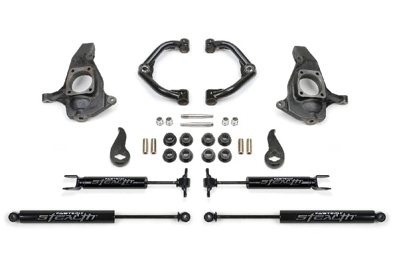 Fabtech K1064M 4 Ultimate System W/ Uniball UCA | 2011-2016 Silverado/Sierra 2500HD/3500HD