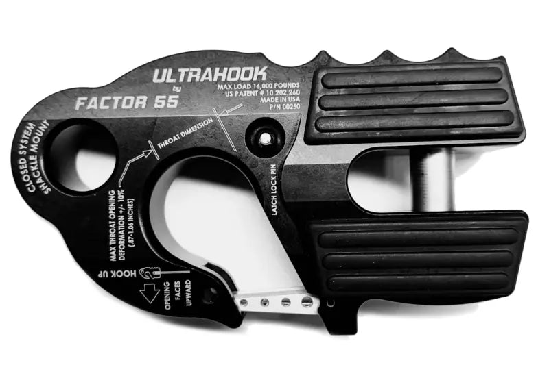 Factor 55 00250-04 UltraHook - Black | Universal