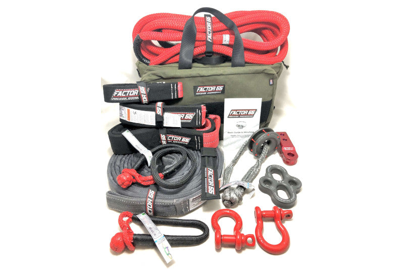 Factor 55 00480-01 Vehicle Recovery Kit Borah - Red | Universal