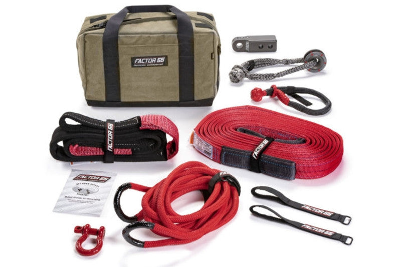 Factor 55 00494-01 Powersports Recovery Kit Hemingway - Red | Universal