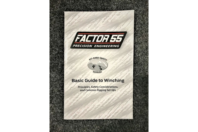 Factor 55 10000 Basic Guide to Winching Manual | Universal