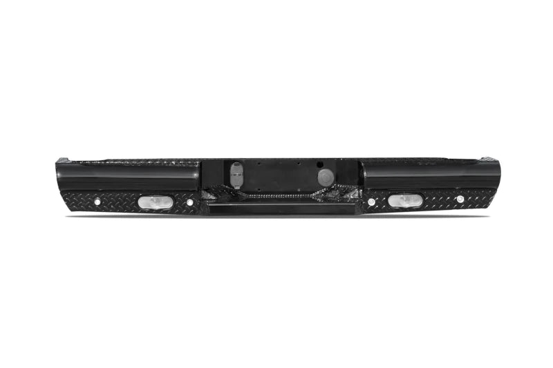 Fab Fours CH99-T1250-1 Black Steel Rear Bumper | 1999-2007 Silverado/Sierra 2500HD/3500HD Classic