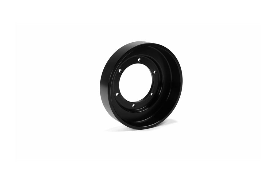 Fleece FPE-34660-BLK Fan Drive Pulley Black Finish | 2003-2012 Dodge 5.9L/6.7L Cummins