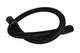 Fleece FPE-CLNTBYPS-HS-12V-BLK 39.50in Coolant Bypass Hose Black Nylon Braided | 1994-1998 Dodge 5.9L Cummins