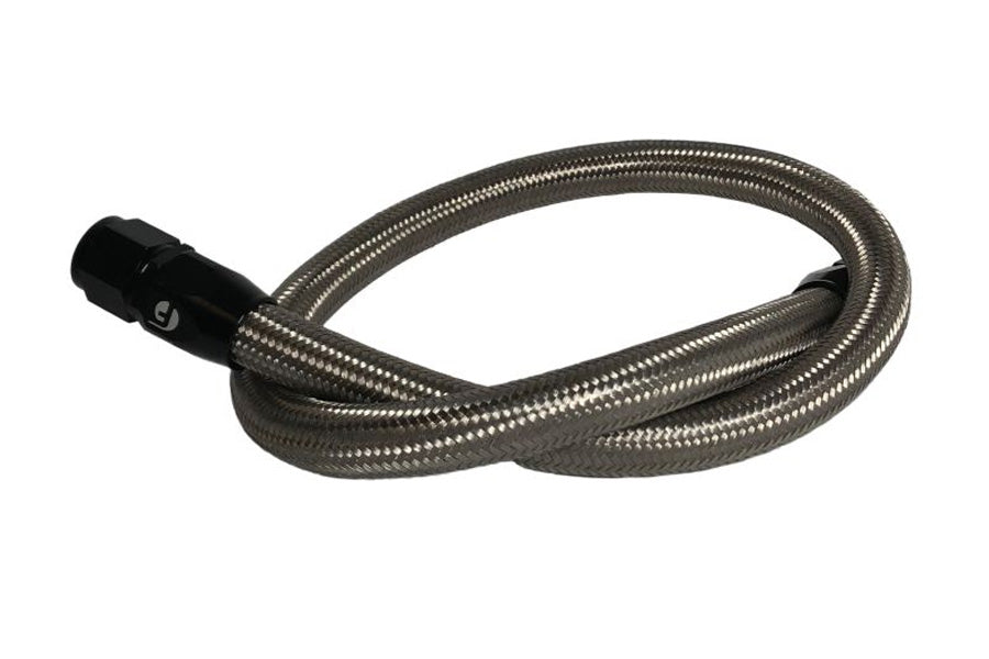 Fleece FPE-CLNTBYPS-HS-CRVP-SS 34.5 in Coolant Bypass Hose Stainless Steel Braided | 1998.5-2002 Dodge Ram 5.9L Cummins 2500/3500