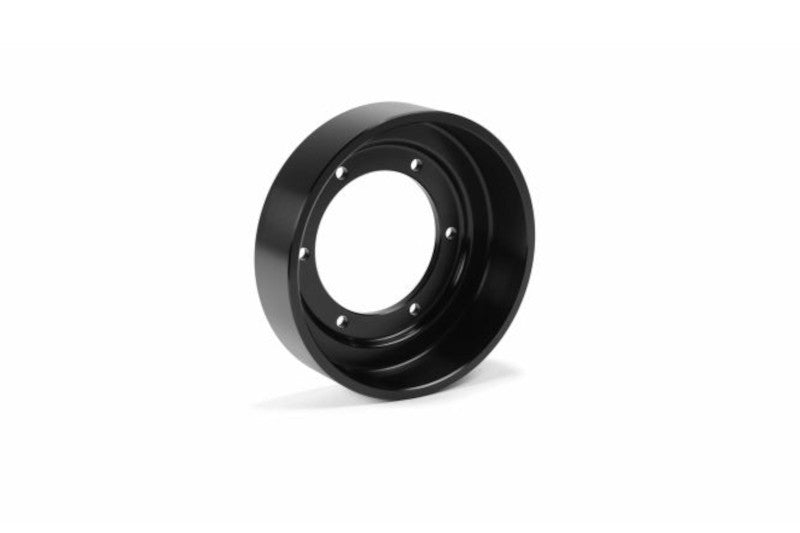 Fleece FPE-34659-BLK Billet Aluminum Fan Drive Pulley Black Anodized Finish | 2013-2018 Dodge 6.7L Cummins