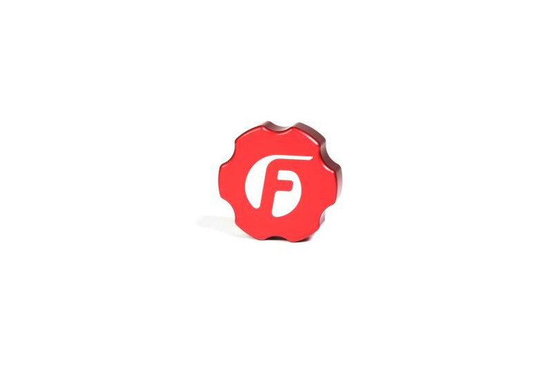 Fleece FPE-OC-CR-F-RED Cummins Billet Oil Cap Cover Red | 2003-2018 Dodge 5.9L/6.7LCummins