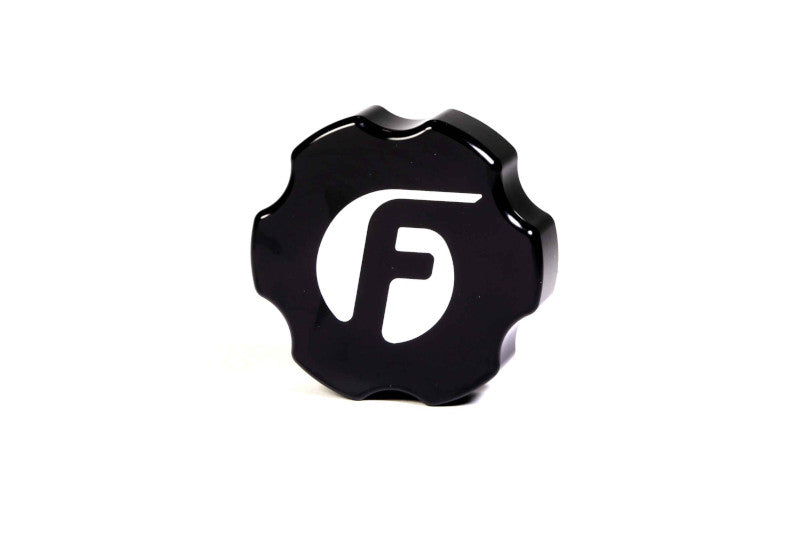 Fleece FPE-OC-CR-F Cummins Billet Oil Cap Cover Black | 2003-2018 Dodge 5.9L/6.7L Cummins