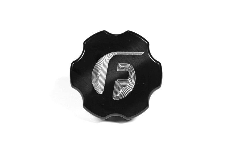 Fleece FPE-OC-CR-F Cummins Billet Oil Cap Cover Black | 2003-2018 Dodge 5.9L/6.7L Cummins