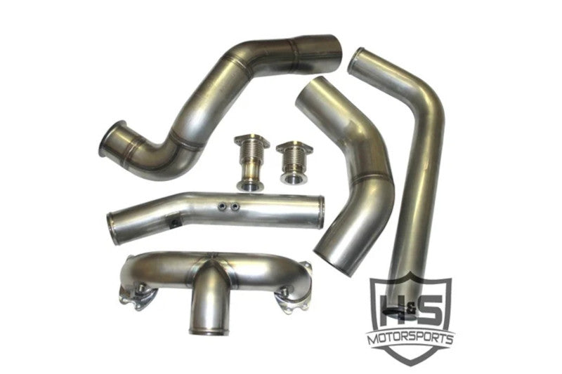 H&S Motorsports 122007-N SX-E Turbo Kit (No Turbo - Raw) | 2011-2016 6.7L Ford Powerstroke