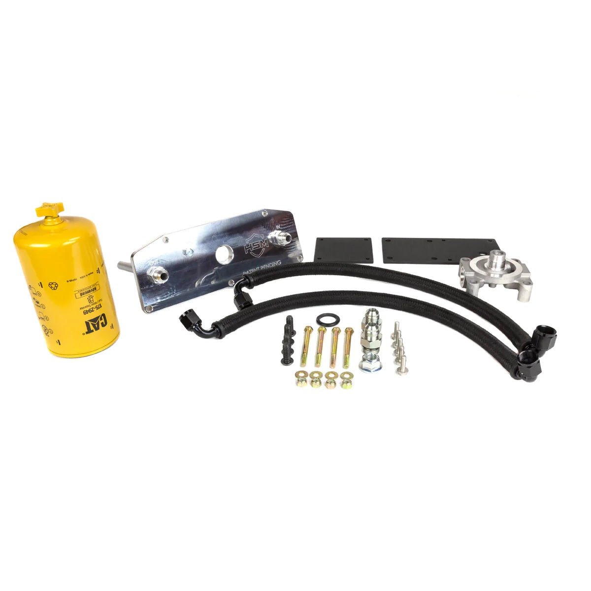 H&S Motorsports 121006 Lower Fuel Filter Upgrade Kit | 17-22 Ford 6.7L Powerstroke