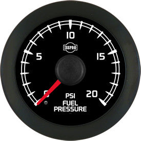 Isspro R18066 EV2 2-1/16in 0-20PSI Fuel Pressure Gauge | 2007-2014 GM 6.6L Duramax 2500HD/3500HD