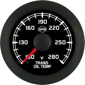 Isspro R18599 EV2 2-1/16in 100-280F Trans Oil Tempeature Gauge | 2007-2009 GM 6.6L Duramax 2500HD/3500HD w/ Lux Dash