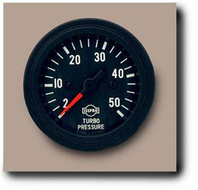 Isspro R8603R Standard 2-1/16in 2-50PSI Mechanical Turbo Pressure Gauge | Universal