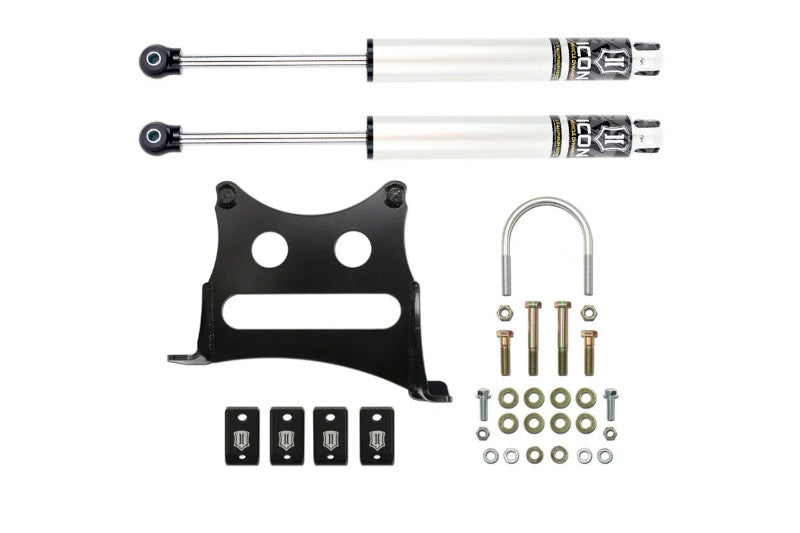 ICON 36511-65000-64037 Dual Steering Stabilizer Kit | 2005-2022 F250/F350