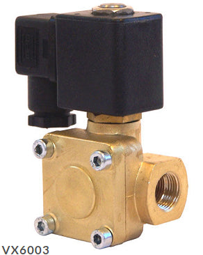 Kleinn VX6003 Vortex 6 12v Brass Air Valve - 3/8 F NPT Inlet, 3/8 F NPT Outlet | Universal