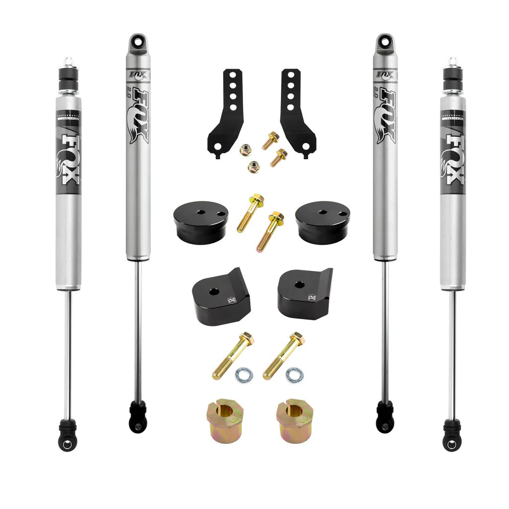 Kryptonite KRFD17STAGE1FOX Stage 1 Leveling Kit w/ FOX 2.0 Shocks | 17-22 F250/F350