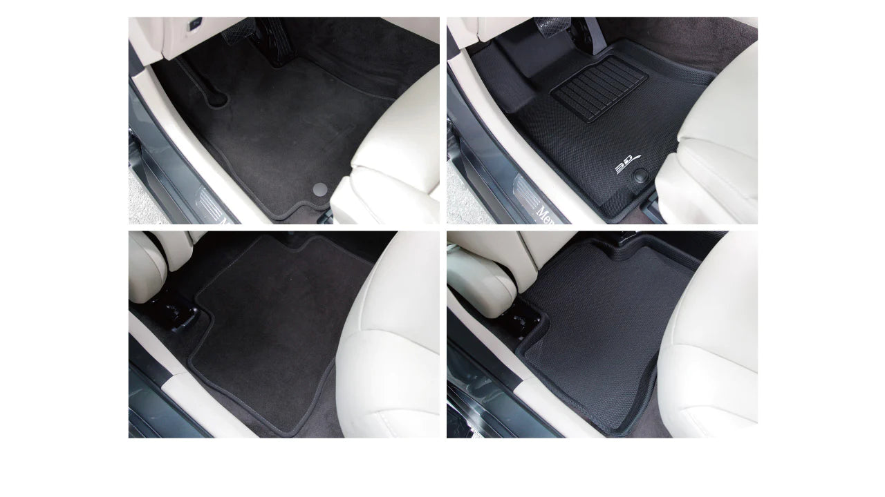 3DM L1FR10821509 Kagu Black Rear Floor Mat | 2017-2024 F250/F350/F450