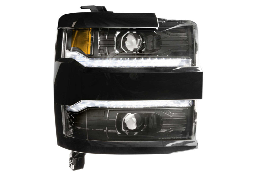 Morimoto LF541.B XB LED Projector Headlight Trim - Pair | 2015-2019 Silverado 2500HD/3500HD