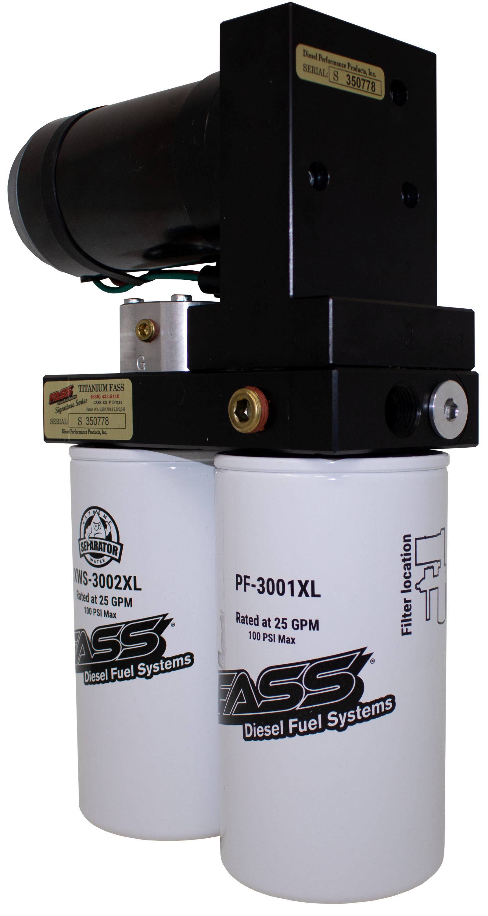 FASS INDDD15290G Industrial Series 290GPH 16-18PSI Diesel Lift Pump | Class 8 Semi Truck