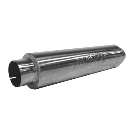 MBRP M91031 4in Inlet/Outlet T409 Stainless Steel Muffler 30in Overall Replacement | Universal