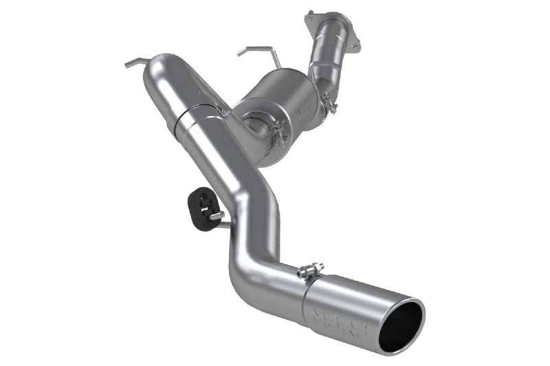 MBRP S5078AL 3.5in Cat Back Aluminized Exhaust System Single Side | 2007-2010 Silverado/Sierra 2500HD 6.0L Extended Cab/Crew Cab Short Bed